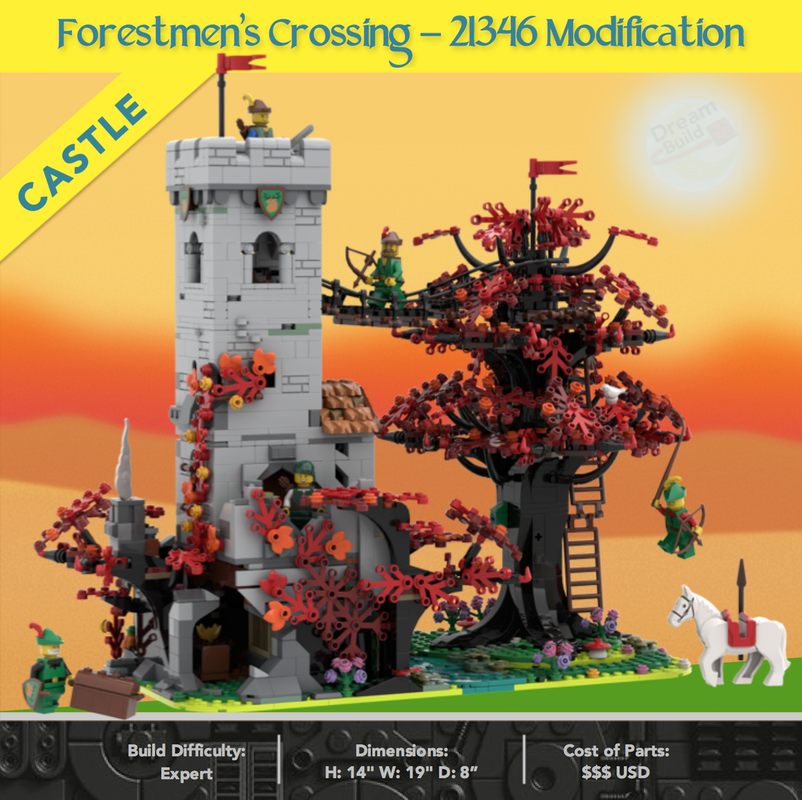 Lego Forestmen's Crossing - Castle 21346 Modification