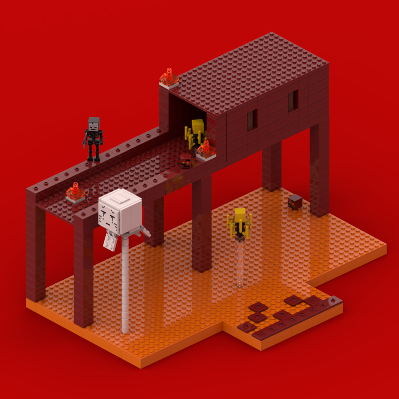 Lego The Nether Fortress Part 2