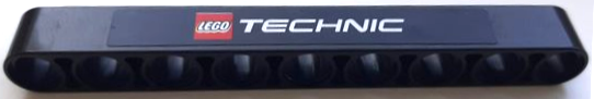 Lego Technic, Liftarm Thick 1 x 9 with LEGO TECHNIC Logo Pattern (Sticker) - Set 8071