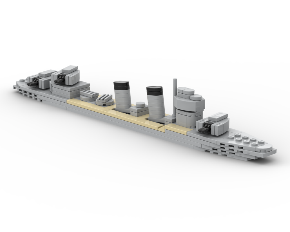 Lego IJN Fubuki Destroyer MOC