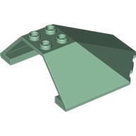 Lego Windscreen 6 x 6 x 2 Canopy / Sand Green