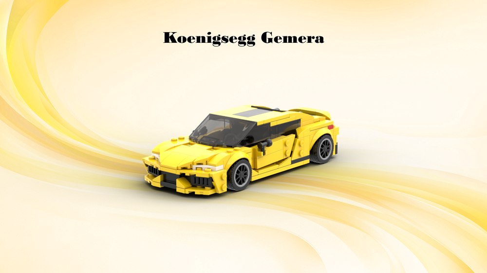 Lego Speed Champions Koenigsegg Gemera V2 (Yellow)