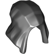 Lego Hood Long, Angular / Black
