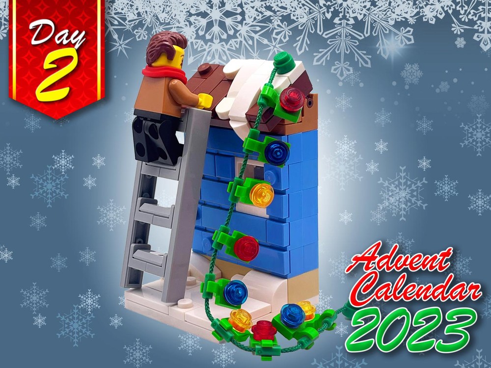 Lego Advent Calendar Day 2 - Christmas Lights