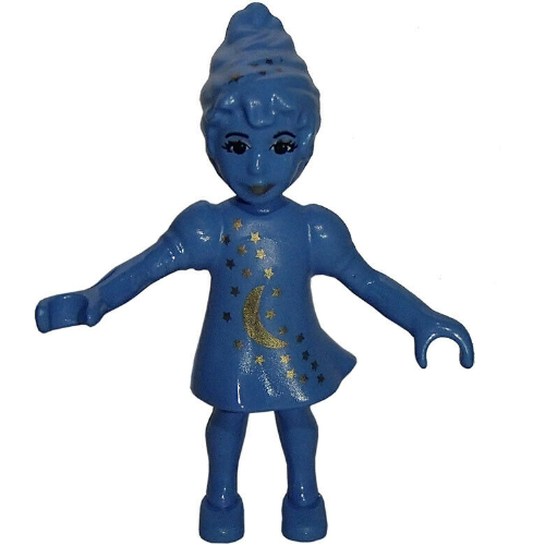 Lego Belville Fairy with Moon Print / Medium Blue