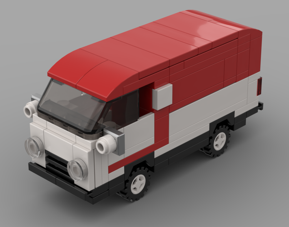 Lego UAZ 452 Food Truck Mod for DeMarco UAZ