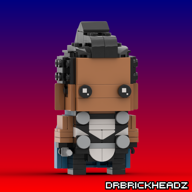 Lego King Valkyrie (Thor: Love and Thunder) Custom Brickheadz