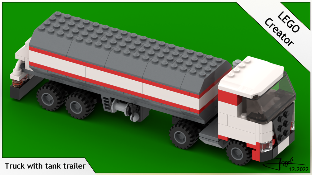 LEGO City Truck with tank trailer