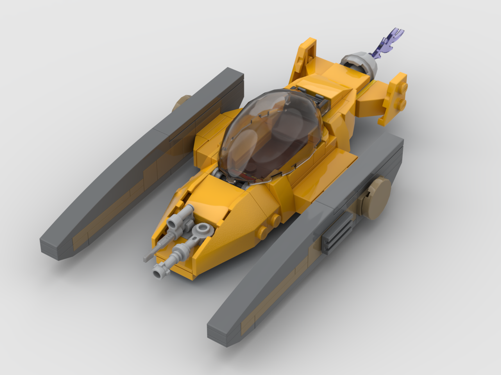 Lego A-6 Republic Interceptor (pre-clone Wars Starfighter)