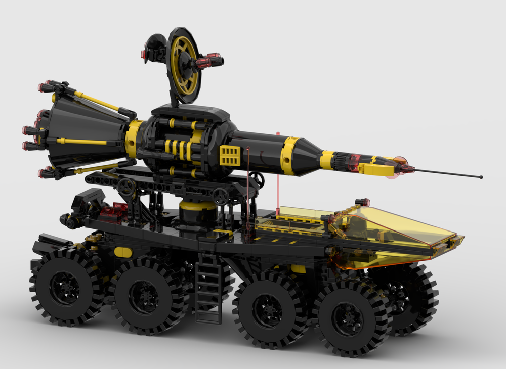 Lego Mobile Rocket Transport Blacktron I 6950 remake