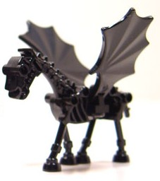 Lego Horse, Skeletal with Wings (HP Thestral)
