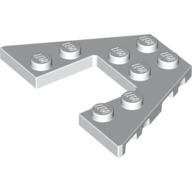 Lego Wedge Plate 4 x 6 / White