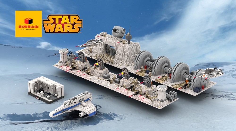 Lego SW REBELS BUNDLE Echo Base Gate / Rebel cannons / Shield Generators / laser 1.4 FD P-Tower / Tantive 4 / E wing