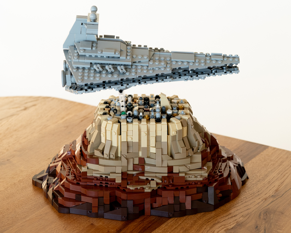Lego Galactic Empire over Jedha City