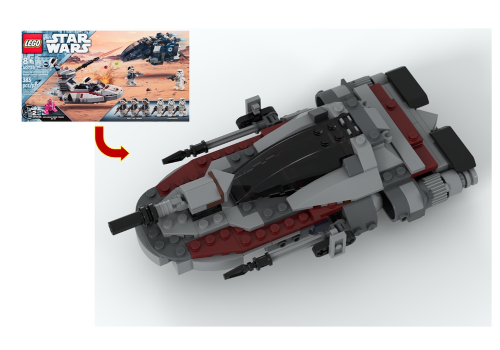 Lego 40755 Rebel Combat Speeder - Alternative Build