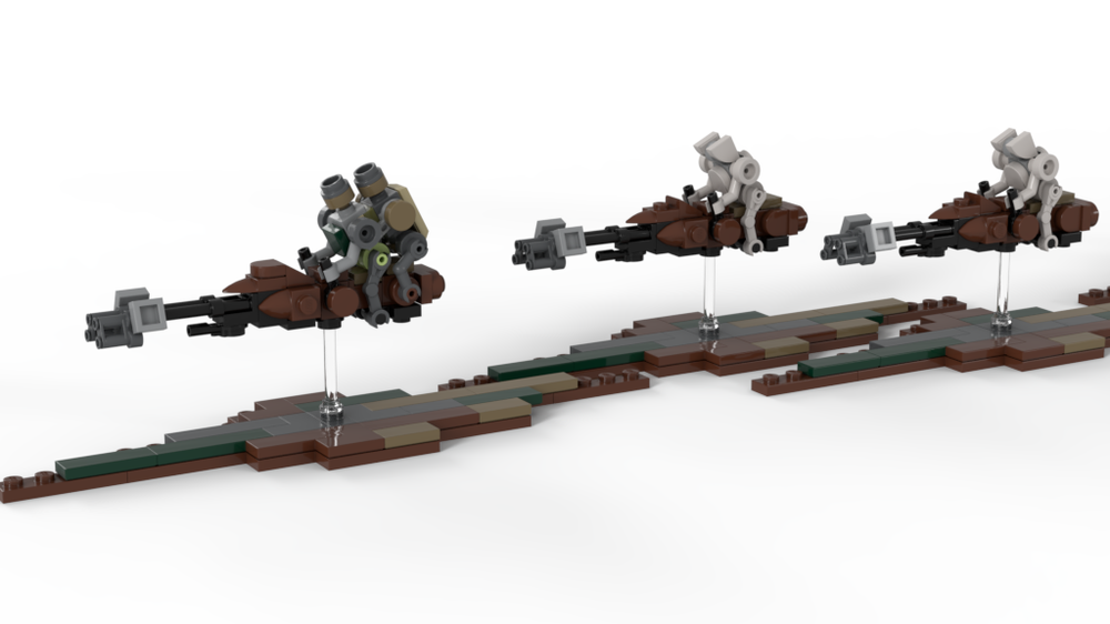 Lego Ultra Micro Speeder Bike chasing : Episode 6 V1.1