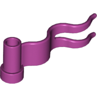 Lego Flag 4 x 1 Wavy [First Wave Right] / Magenta