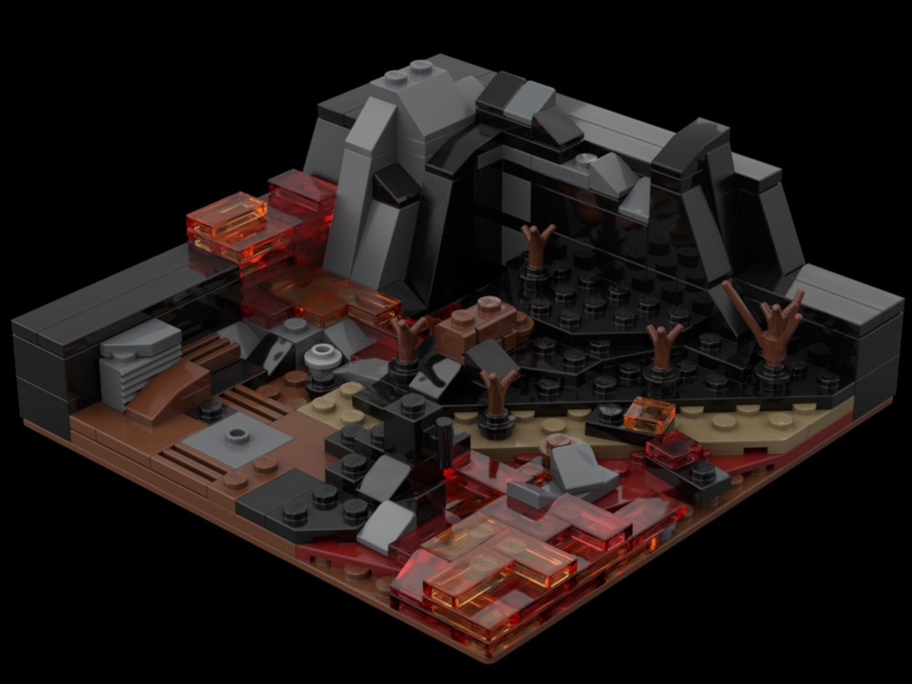 Lego SW Mustafar Diorama