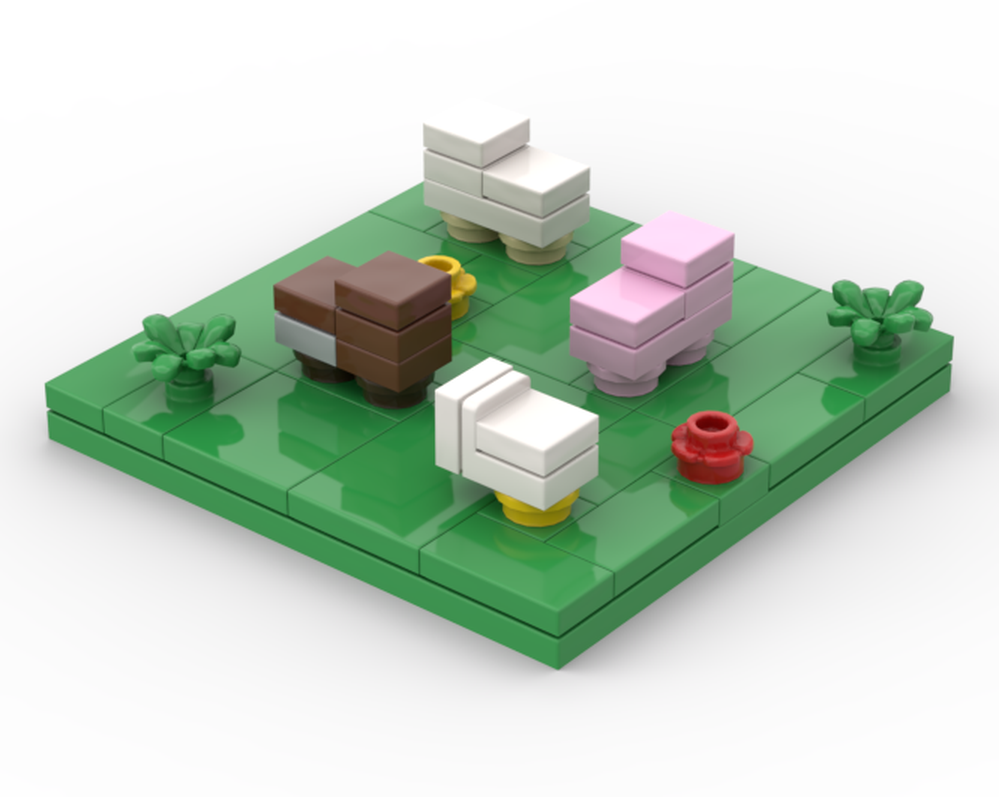 Lego Village Plot - Friends
