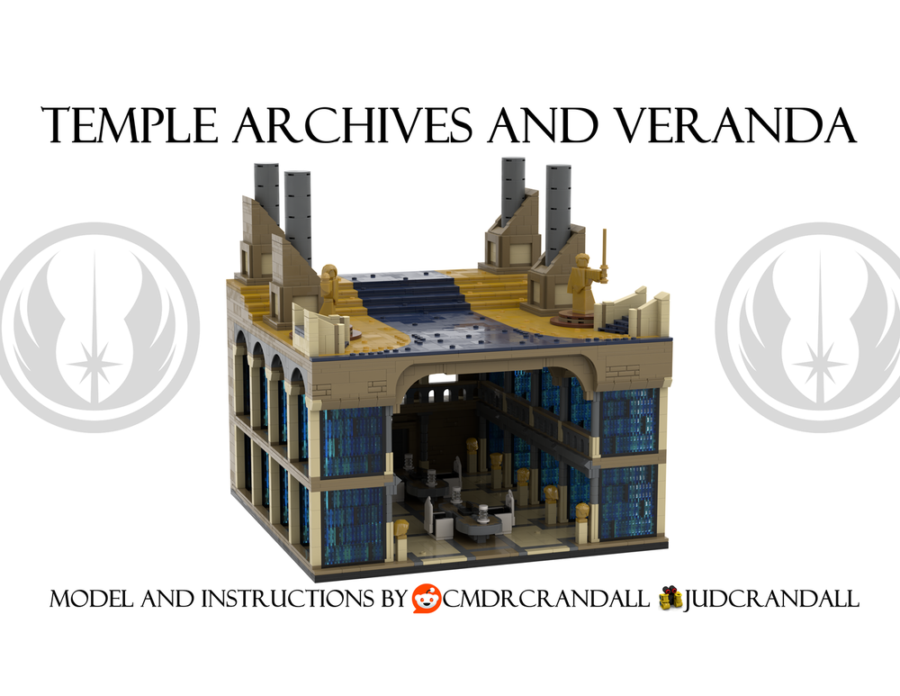 Lego Temple Archives and Veranda