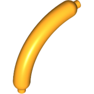 Lego Food Hot Dog / Sausage / Bright Light Orange