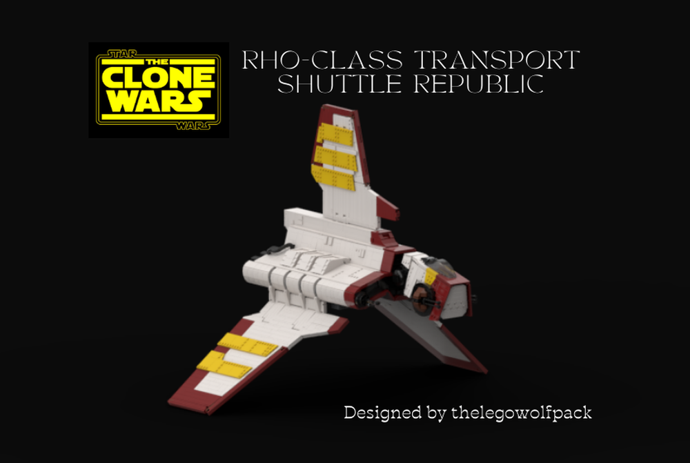 Lego RHO class transport shuttle Republic