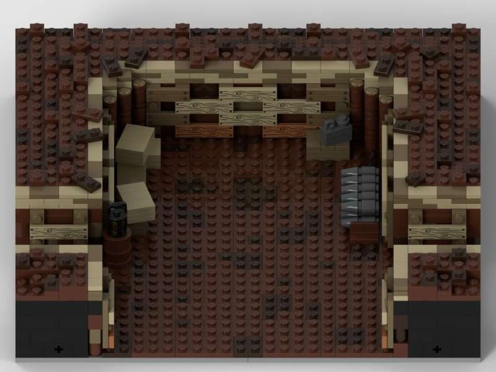 Lego Modular Trench - Artillery Position