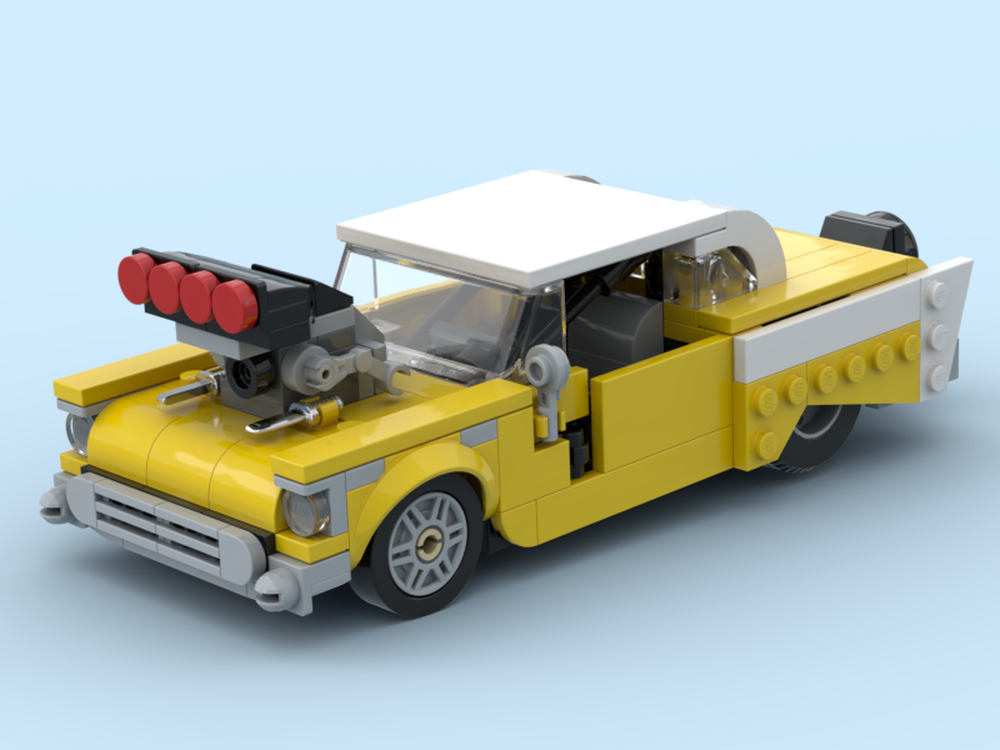 Lego 1957 Chevrolet Bel Air ProMod - 8 Stud Wide
