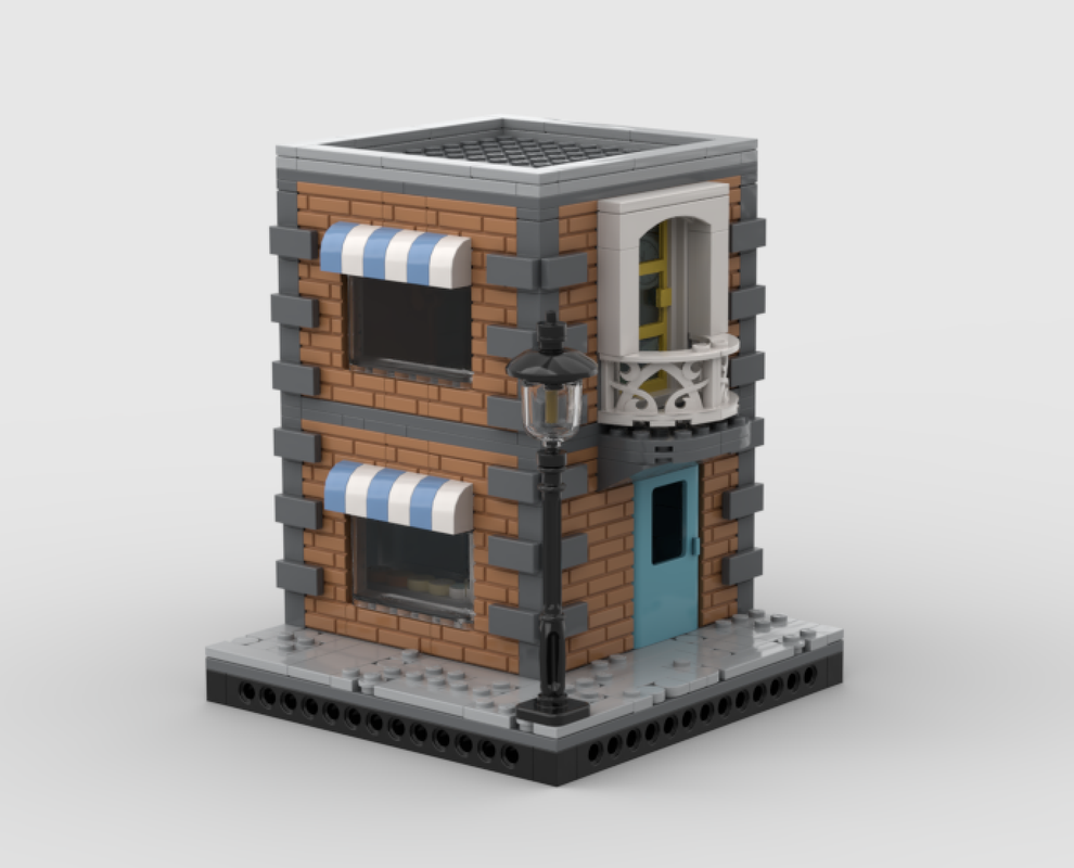 Lego Modular Bakery and Apartment