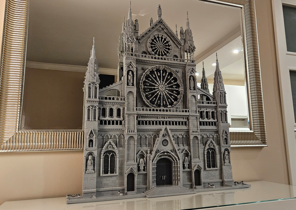 Lego Gothic Cathedral Facade