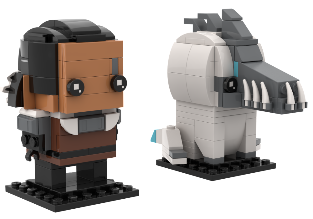 Lego Marguerite Maida and Preston the Snow Stalker