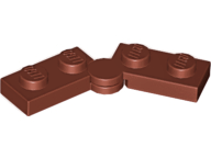 Lego Hinge Plate 1 x 4 Swivel (2429 / 2430) / Reddish Brown