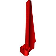 Lego Technic Panel Fairing Long Smooth Inverted, Side B # 41 / Red