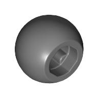 Lego Technic Ball Joint / Dark Bluish Gray