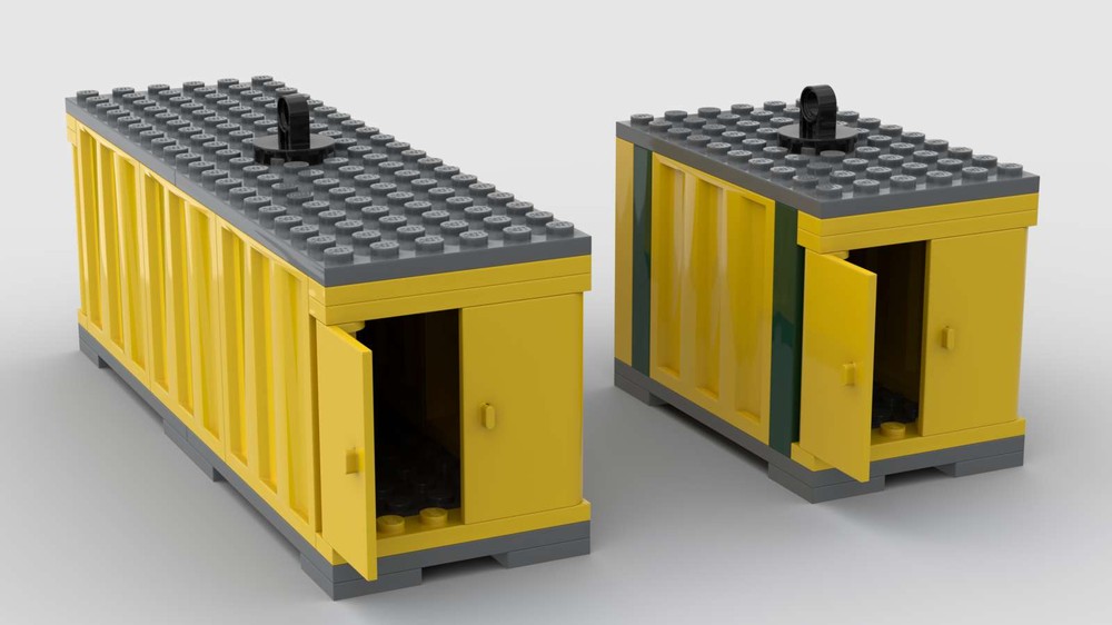 Lego container with door 2sizes