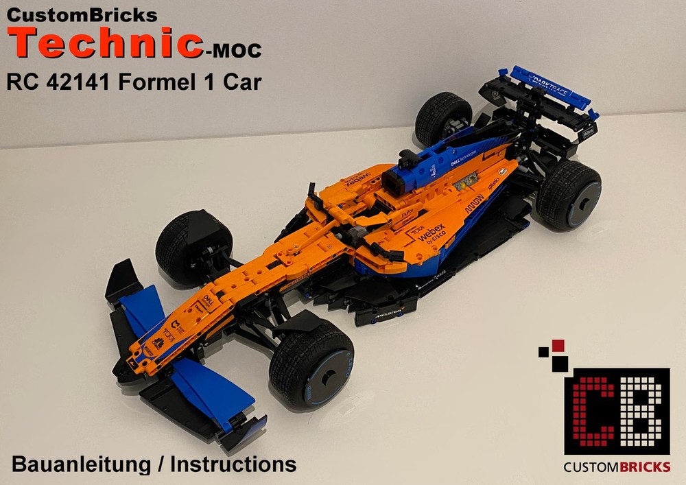 Lego Custom 42141 RC Formel 1 Car Mod