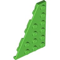 Lego Wedge Plate 6 x 4 Left / Bright Green