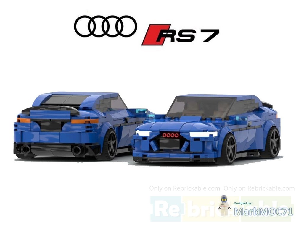 Lego AUDI RS-7 Blue
