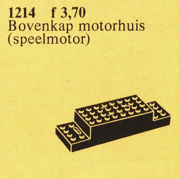 Lego Upper Part of Motorhome for 4.5V/12V Trainmotor