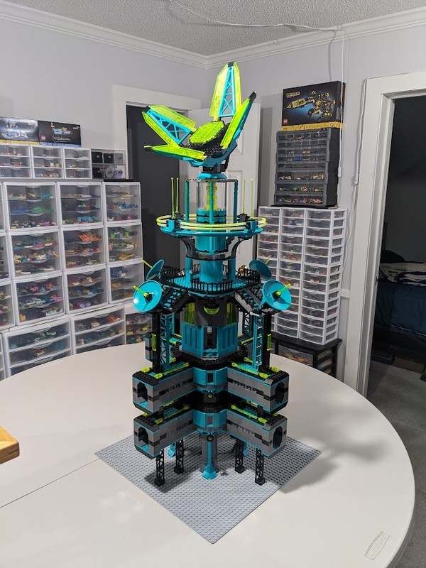 Lego Asteroid Deflection Tower - Moonbase collaboration