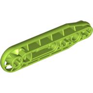 Lego Technic Beam 1 x 7 with Fan / Lime