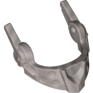 Lego Headwear Accessory Visor (Nexo Knights) / Flat Silver