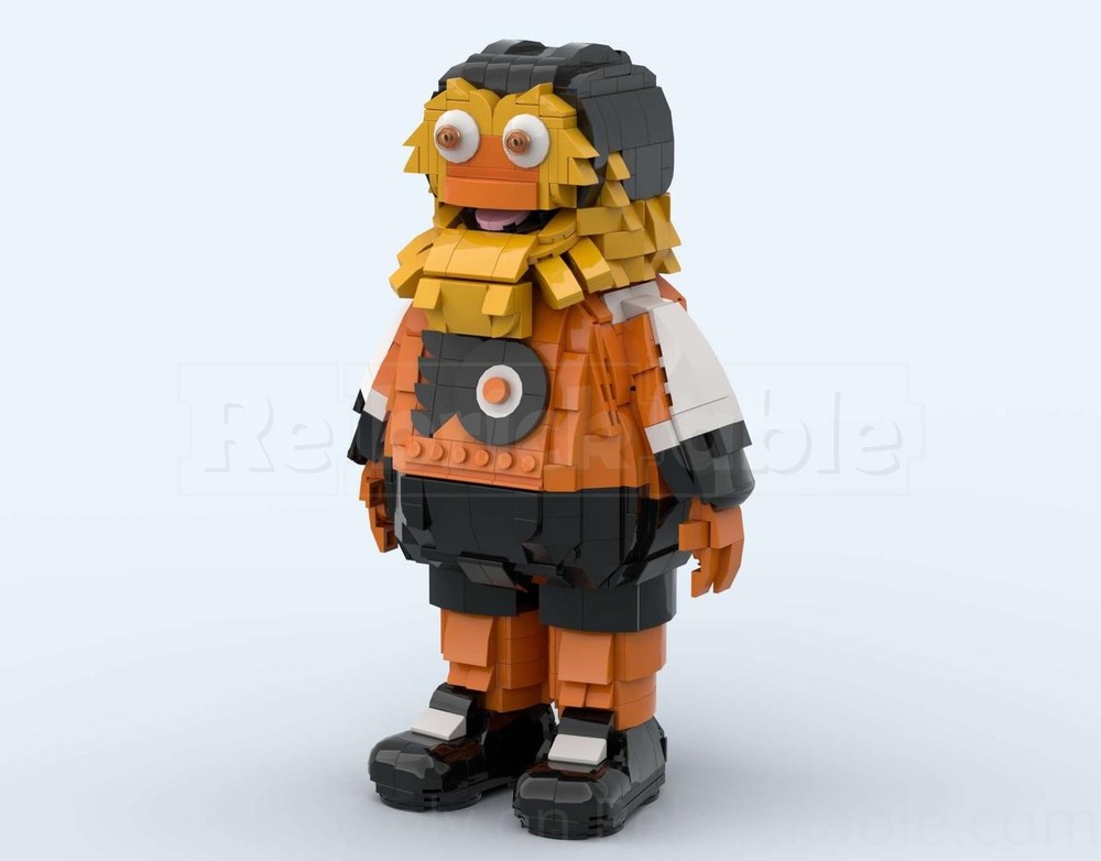 Lego Gritty - Philadelphia Flyers Mascot