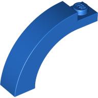 Lego Brick Arch 1 x 4 x 2 1/3 Curved Top / Blue