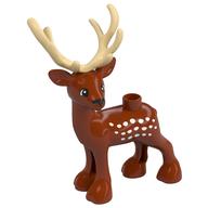 Lego Duplo Animal Deer Male / Buck (No. 1) / Dark Orange