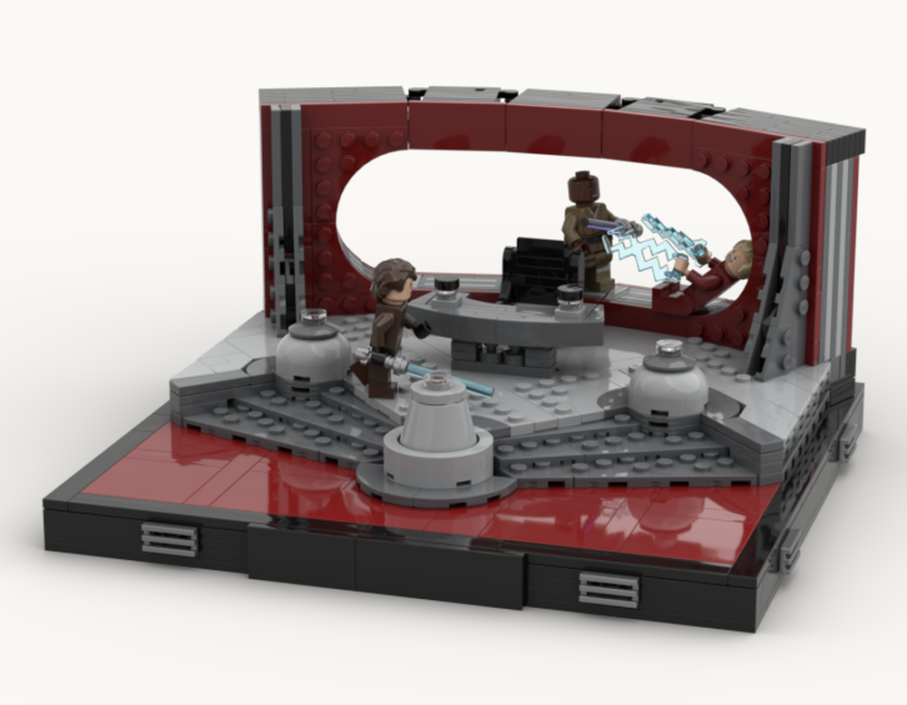 Lego Palpatine's arrest diorama