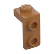 Lego Bracket 1 x 1 - 1 x 2 / Medium Nougat