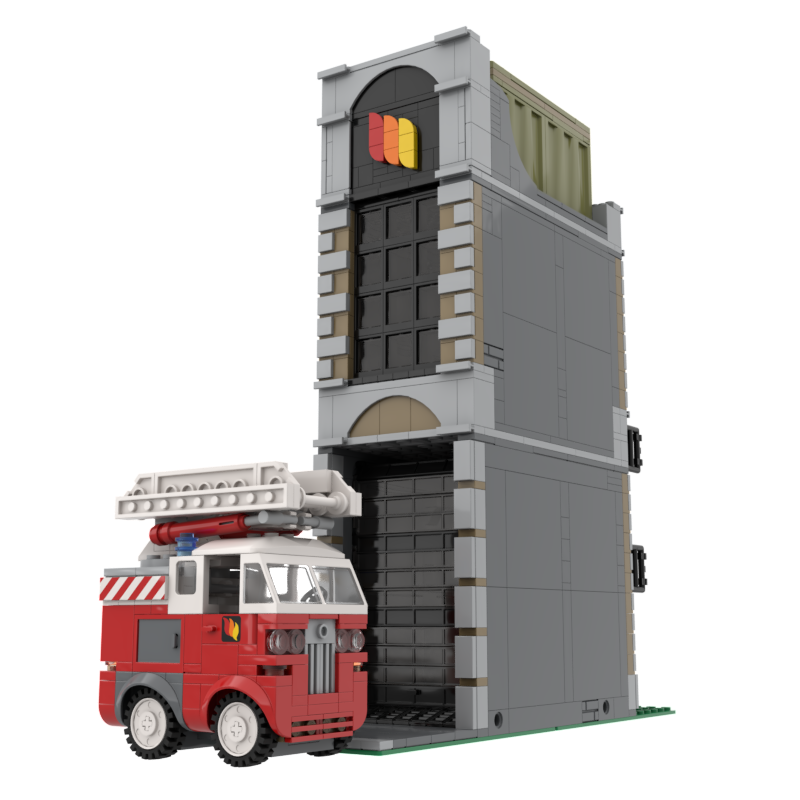 Lego 10 Wide Fire Brigade