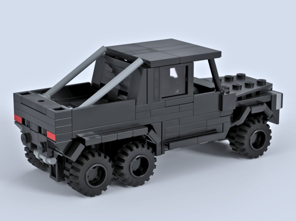 Lego Mercedes G63 6x6 (1:35 Minifigure Scale)