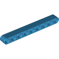 Lego Technic Beam 1 x 9 Thick / Dark Azure
